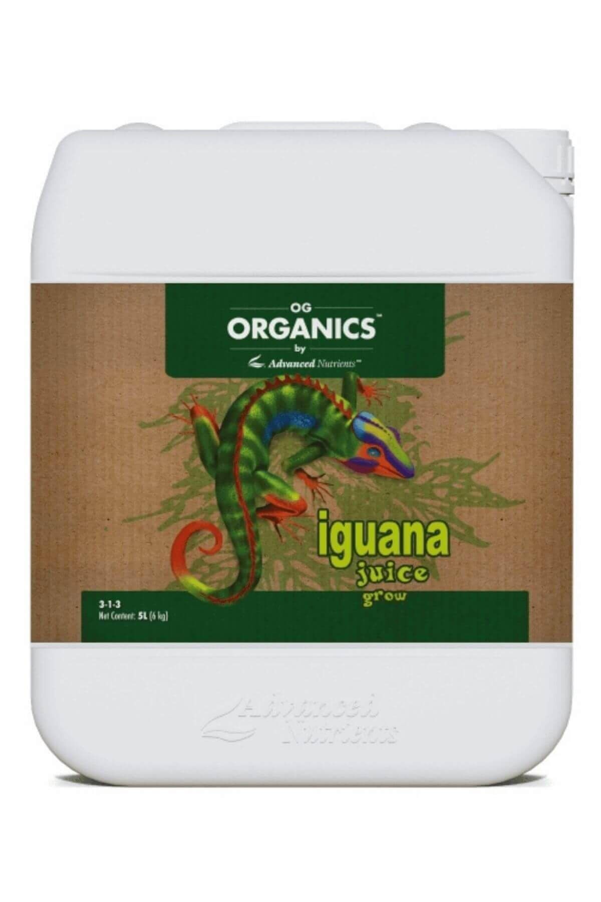 Advanced Nutrients OG Organics Iguana Juice Grow 5 Litre