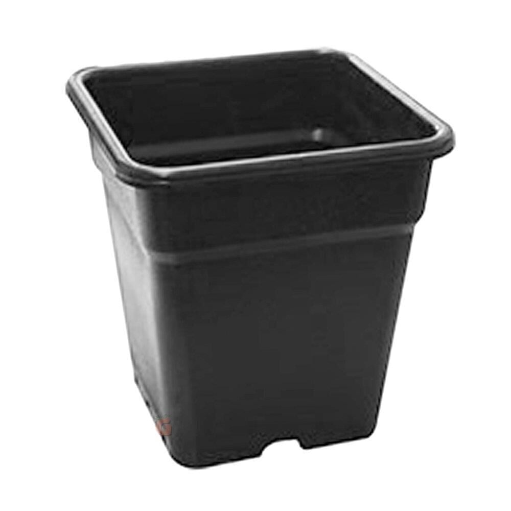 Siyah Kare Saksı 14 L
