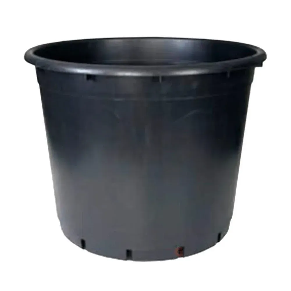 Siyah Yuvarlak Saksı 7 L